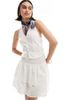 Esmée Esmée Exclusive ruffle mini skirt with shirred waist in white - part of a set - 1