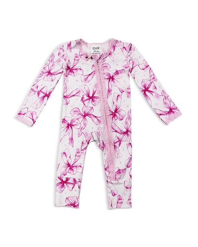 Esme Esme Girls' Tulle Lace Zip Coverall