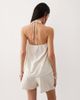 Esmée Esmée halterneck beach top in natural beige - part of a set-Neutral - 3