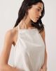 Esmée Esmée halterneck beach top in natural beige - part of a set-Neutral - 4