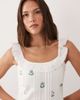 Esmée Esmée mini beach dress in white ditsy floral - 4