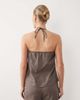 Esmée Esmée strappy beach crop top in brown - part of a set - 4