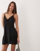 Esmée Esmée strappy mini beach dress in black - 2