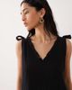 Esmée Esmée tie straps beach mini dress in black - 3