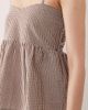 Esmée Esmee beach top in brown gingham - part of a set - 3