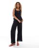 Esmée Esmee Exclusive beach crop top with tie straps and bow detail in black - part of a set - 3
