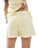 Esmée Esmee Exclusive beach shorts in yellow and white stripe - 3