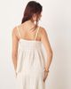 Esmée Esmee tie front beach crop top in cream - part of a set-White - 4