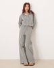 Esmée Esmee tie waist beach pants in green stripe - part of a set - 1
