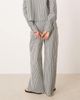 Esmée Esmee tie waist beach pants in green stripe - part of a set - 3
