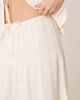 Esmée Esmee tiered maxi beach skirt in cream - part of a set-White - 3