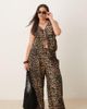 Esmee Curve Esmee Curve exclusive beach pants in leopard - part of a set-Multi - 1