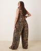 Esmee Curve Esmee Curve exclusive beach pants in leopard - part of a set-Multi - 4