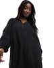 Esmee Curve Esmee Curve Exclusive oversized summer beach dress in black - 1