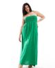 Esmee Curve Esmee Curve ruched maxi beach dress in green - 1