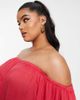 Esmee Curve Esmee Plus Exclusive bandeau romper in pink lemonade - 3