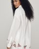 Essentiel Antwerp Essential Antwerp Jayme Embroidered Eyelet Buttondown Shirt - 3