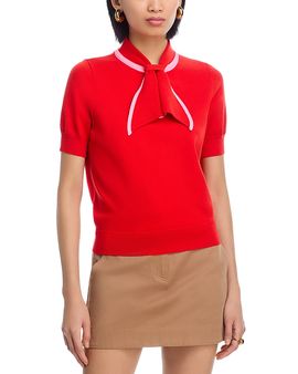 Essentiel Antwerp Essentiel Antwerp Collared Scarf Top