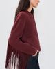ESSENTIEL ANTWERP ESSENTIEL ANTWERP Istern Jacket with Fringes Margot Mauve - 4