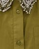 ESSENTIEL ANTWERP ESSENTIEL ANTWERP Janky Beaded Collar Shirt Avocado - 6