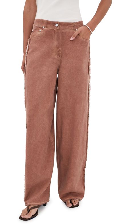 ESSENTIEL ANTWERP ESSENTIEL ANTWERP Jeeper Studded Pants Faded Plum