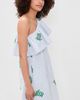 ESSENTIEL ANTWERP ESSENTIEL ANTWERP Jusjus Asymmetric Ruffle Dress Combo2 Off White - 4