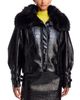 Essentiel Antwerp Essentiel Antwerp Kabuki Faux Leather Bomber Jacket - 3