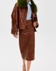 ESSENTIEL ANTWERP ESSENTIEL ANTWERP Kabuki Faux Leather Bomber Jacket Cigar Lounge - 5