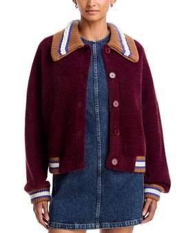 Essentiel Antwerp Essentiel Antwerp Kamore Collared Knit Jacket