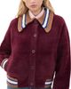 ESSENTIEL ANTWERP ESSENTIEL ANTWERP Kamore Knit Jacket with Collar Combo2 Wine Not - 1