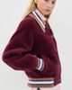 ESSENTIEL ANTWERP ESSENTIEL ANTWERP Kamore Knit Jacket with Collar Combo2 Wine Not - 4