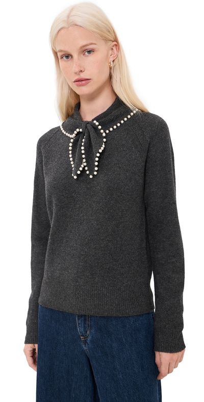 ESSENTIEL ANTWERP ESSENTIEL ANTWERP Kasa Pullover with Beads Combo2 Steel Pulse