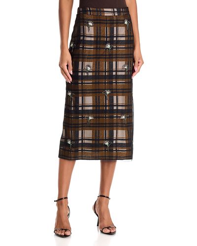 Essentiel Antwerp Essentiel Antwerp Kate Embellished Mesh Skirt