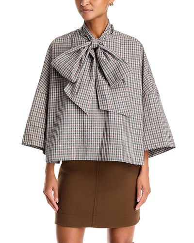 Essentiel Antwerp Essentiel Antwerp Kefir Bow Tie Top