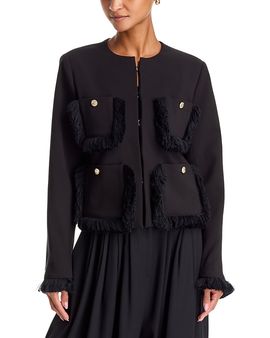 Essentiel Antwerp Essentiel Antwerp Kinetic Fringed Jacket