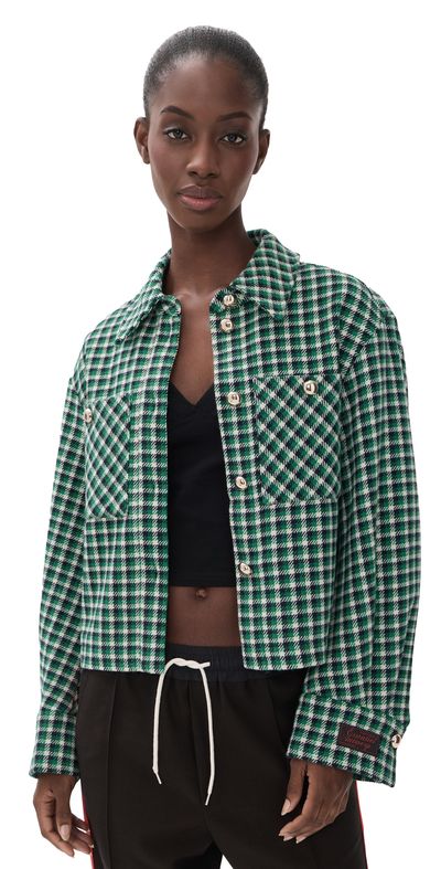 ESSENTIEL ANTWERP ESSENTIEL ANTWERP Kitten Rounded Sleeve Jacket Combo2 Kiwi Queen
