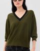 ESSENTIEL ANTWERP ESSENTIEL ANTWERP Koli Bicolor Knit Pullover Combo2 Dusty Green - 6