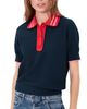 ESSENTIEL ANTWERP ESSENTIEL ANTWERP Kontrast Knitted Polo Combo4 Navy - 1