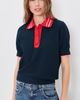 ESSENTIEL ANTWERP ESSENTIEL ANTWERP Kontrast Knitted Polo Combo4 Navy - 2