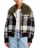 Essentiel Antwerp Essentiel Antwerp Kpop Faux Fur Collar Bomber Jacket - 1