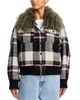 Essentiel Antwerp Essentiel Antwerp Kpop Faux Fur Collar Bomber Jacket - 3