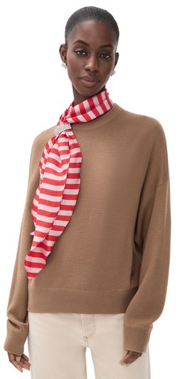 ESSENTIEL ANTWERP ESSENTIEL ANTWERP Kurtis Scarf Pullover Camel Club