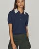 Essentiel Antwerp Jember Flower Collar Sweater - 1