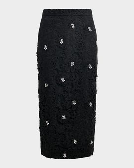 Essentiel Antwerp Jourget Floral Lace Pencil Skirt