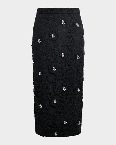 Essentiel Antwerp Jourget Floral Lace Pencil Skirt