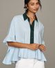 Essentiel Antwerp Kaylee 100% Cotton Peplum Blouse - 1
