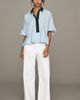 Essentiel Antwerp Kaylee 100% Cotton Peplum Blouse - 2