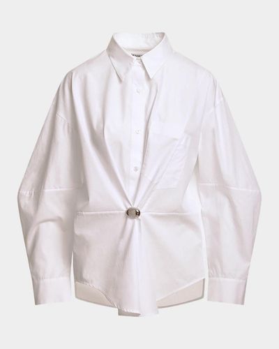 Essentiel Antwerp Kreative Oversized Button-Front Shirt