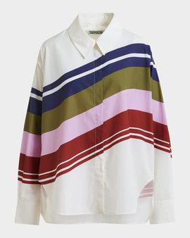 Essentiel Antwerp Stripe Oversized Boxy Shirt