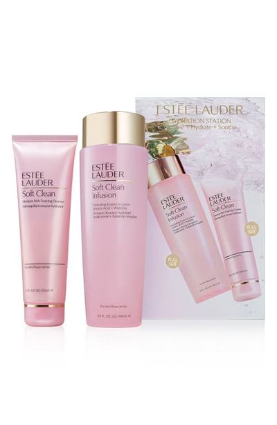 Estée Lauder Estée Lauder Hydration Station Soft Clean Skincare Set $75 Value 